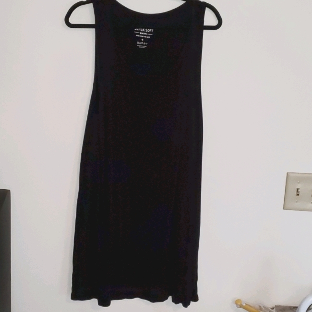 Super Soft Black Split Back Tank - image 1
